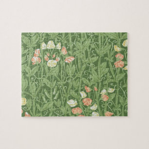 William Morris Sweet Pea Floral Design Puzzle