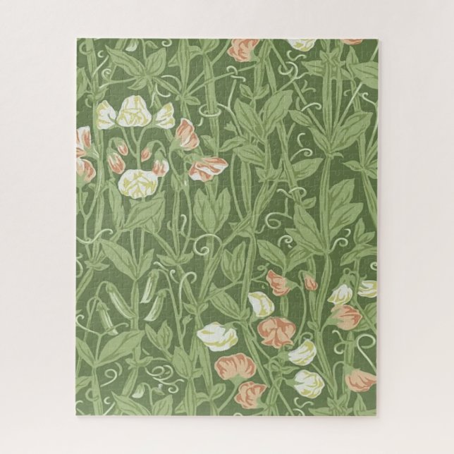 William Morris Sweet Pea Floral Design Puzzle (Vertikal)