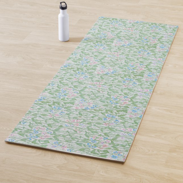 William Morris Sweet Pea Floral Pattern Classic Yogamatte (Beispiel)