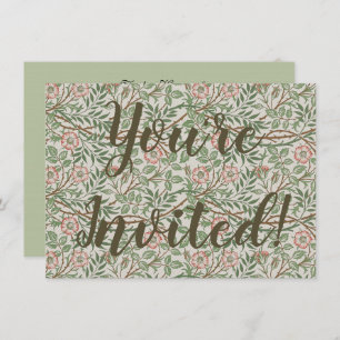 William Morris Sweetbriar Blumenmuseum Einladung