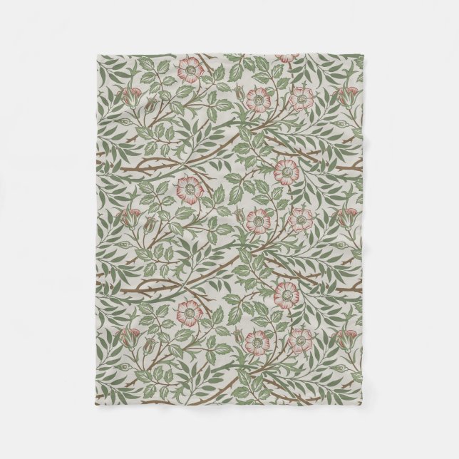 William Morris Sweetbriar Blumenmuseum Fleecedecke (Vorderseite)