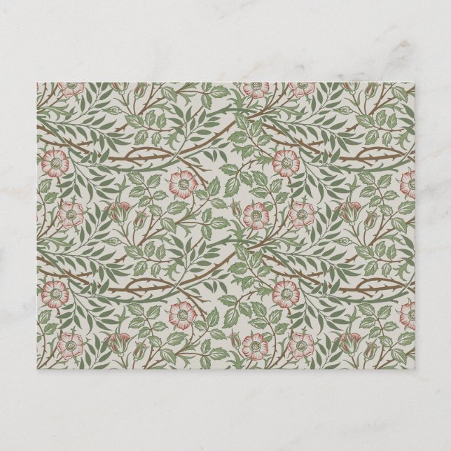 William Morris Sweetbriar Blumenmuseum Postkarte (Vorderseite)