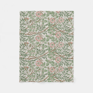 William Morris Sweetbriar Florale Art Nouveau Fleecedecke