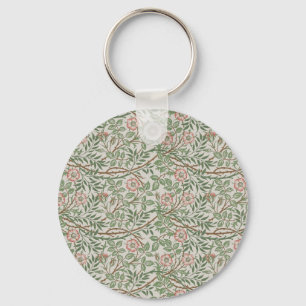 William Morris Sweetbriar Florale Art Nouveau Schlüsselanhänger