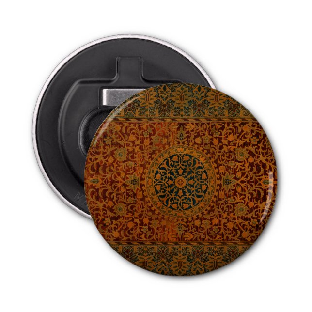 William Morris Tapestry Carpet Rug Flaschenöffner (Vorderseite)