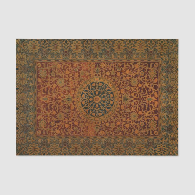 William Morris Tapestry Carpet Rug Seidenpapier (Vorderseite)