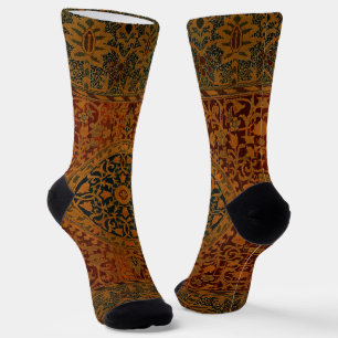 William Morris Tapestry Carpet Rug Socken