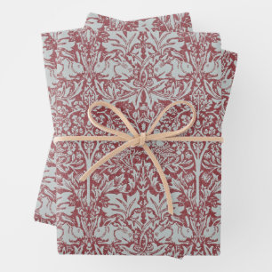 William Morris, Taube & Kaninchen Geschenkpapier Set
