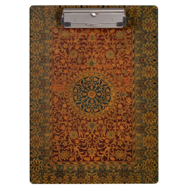 William Morris Teppich Teppichboden Klemmbrett (Vorderseite)