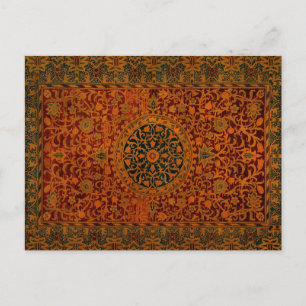 William Morris Teppich Teppichboden Postkarte