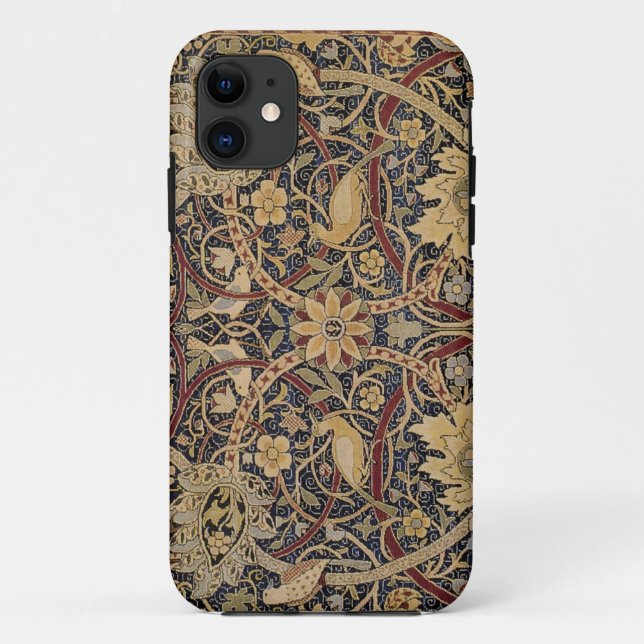 William Morris Textile Muster Iphone Case (Rückseite)