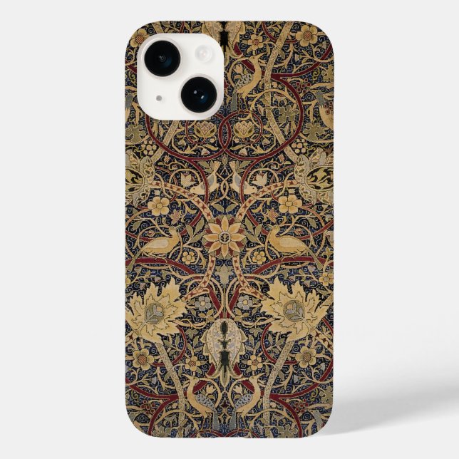 William Morris Textile Pattern Bullerwood Case-Mate iPhone Hülle (Rückseite)