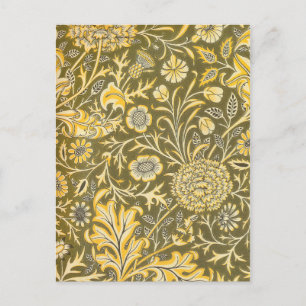 William Morris The Cherwell Design für Velours Postkarte