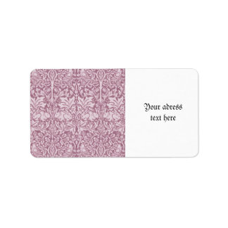 William Morris, The Strawberry dieb, überarbeitet, Adressaufkleber