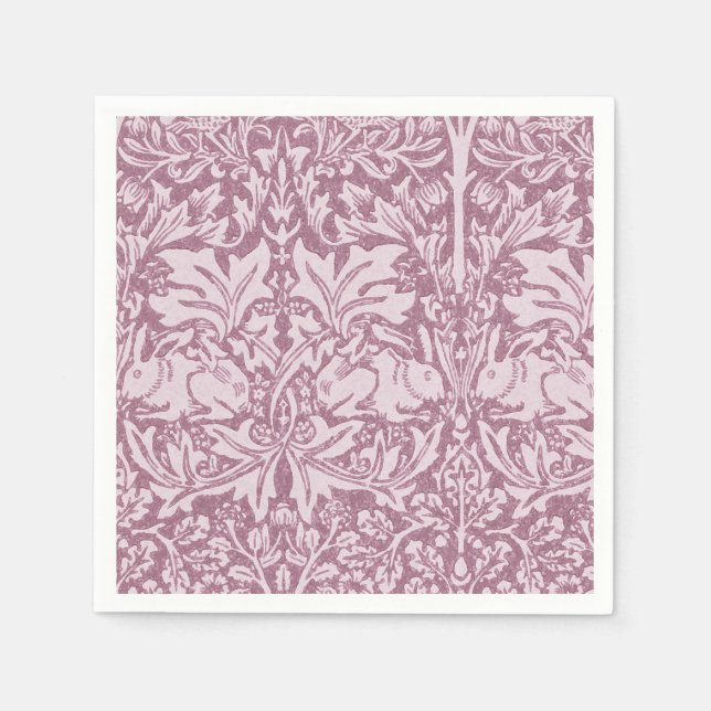 William Morris, The Strawberry dieb, überarbeitet, Serviette (Vorderseite)