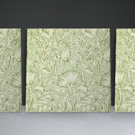 William Morris Thistle Art Nouveau Floral Pattern Fliese