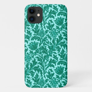 William Morris Thistle Damask, Türkis und Aqua Case-Mate iPhone Hülle