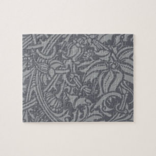 William Morris Thistle Floral Wallpaper Blume Art Puzzle