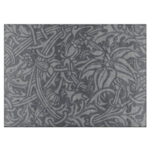 William Morris Thistle Floral Wallpaper Blume Art Schneidebrett