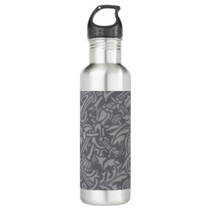 William Morris Thistle Floral Wallpaper Blume Art Trinkflasche