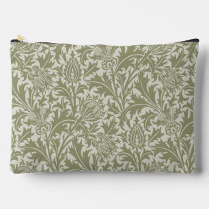 William Morris Thistle Sage Green Pattern Zubehörtasche