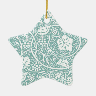 William Morris Traubenmuster Türkis Türkisblau Keramikornament