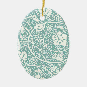 William Morris Traubenmuster Türkis Türkisblau Keramikornament