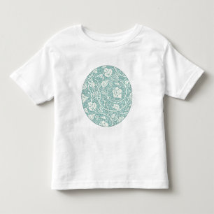 William Morris Traubenmuster Türkis Türkisblau Kleinkind T-shirt