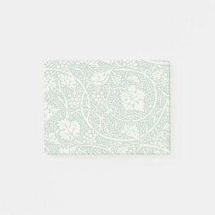 William Morris Traubenmuster Türkis Türkisblau Post-it Klebezettel