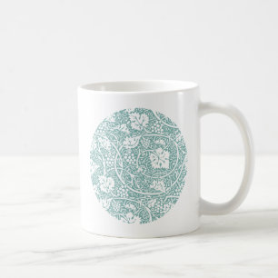 William Morris Traubenmuster Türkis Türkisblau Tasse