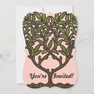 William Morris Tree Frieze Floral Wallpaper Einladung