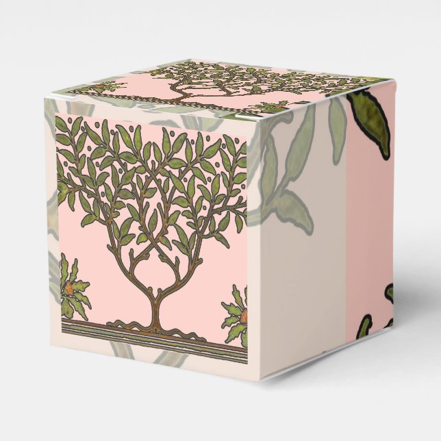 William Morris Tree Frieze Floral Wallpaper Geschenkschachtel (Vorderseite)