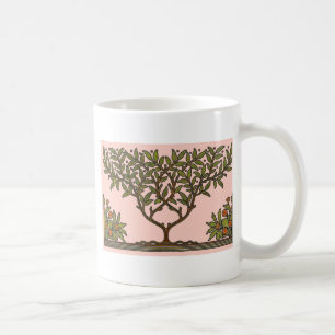 William Morris Tree Frieze Floral Wallpaper Kaffeetasse