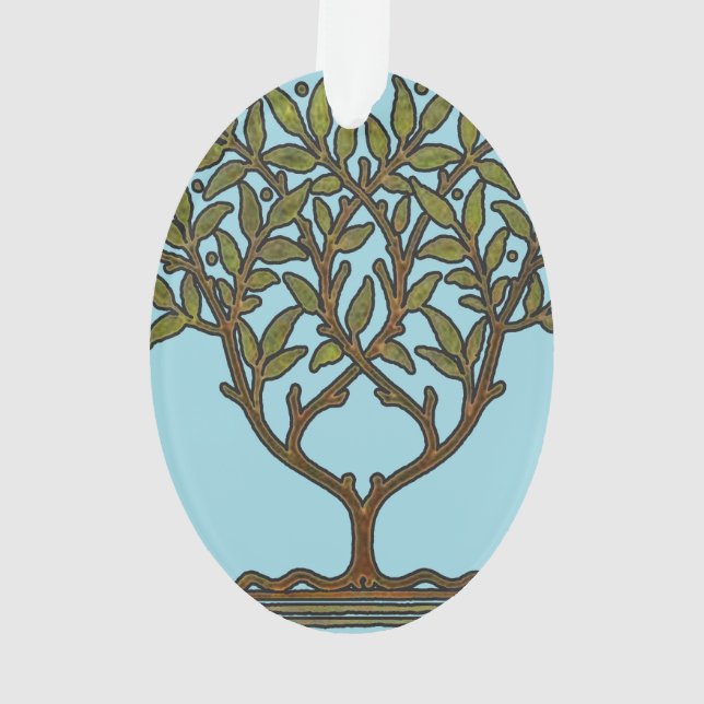 William Morris Tree Frieze Floral Wallpaper Ornament (Rückseite)