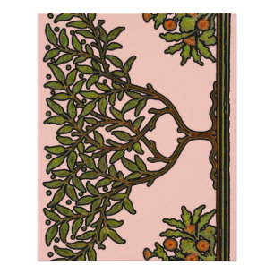 William Morris Tree Frieze Floral Wallpaper Poster