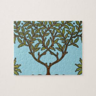 William Morris Tree Frieze Floral Wallpaper Puzzle