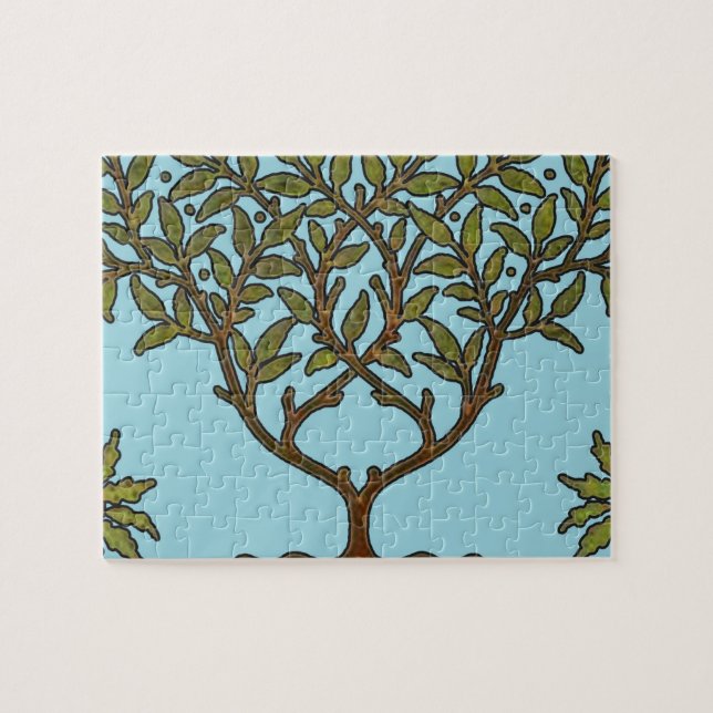 William Morris Tree Frieze Floral Wallpaper Puzzle (Horizontal)