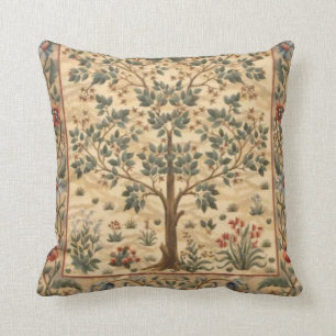 William Morris Tree of Life Kissen