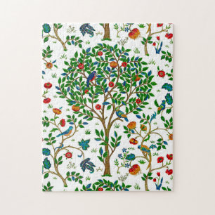William Morris Tree of Life Pattern, Green & Multi Puzzle