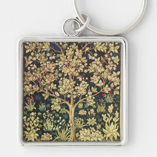 William Morris Tree of Life Schlüsselanhänger (Vorne)