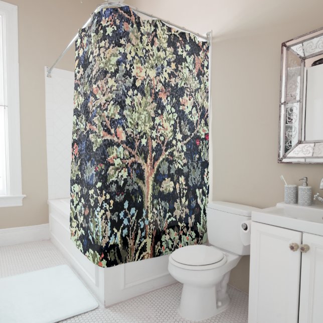 William Morris Tree of Life Shower Vorhang (Beispiel)
