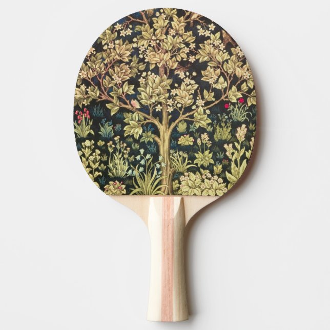William Morris Tree of Life Tischtennis Schläger (Vorderseite)