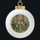 William Morris Tree of Life Vintag Pre-Raphaelite Keramik Kugel-Ornament<br><div class="desc">William Morris Tree Of Life Floral Vintag Art William Morris war ein englischer Textil-Designer, Künstler, Schriftsteller und Sozialist, der mit der Pre-Raphaelite Brotherhood und British Arts and Crafts Movement assoziiert war. Er gründete eine Designfirma in Partnerschaft mit dem Künstler Edward Burne-Jones und der Dichterin und Künstlerin Dante Gabriel Rossetti, die...</div>