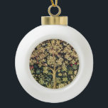 William Morris Tree of Life Vintag Pre-Raphaelite Keramik Kugel-Ornament<br><div class="desc">William Morris Tree Of Life Floral Vintag Art William Morris war ein englischer Textil-Designer, Künstler, Schriftsteller und Sozialist, der mit der Pre-Raphaelite Brotherhood und British Arts and Crafts Movement assoziiert war. Er gründete eine Designfirma in Partnerschaft mit dem Künstler Edward Burne-Jones und der Dichterin und Künstlerin Dante Gabriel Rossetti, die...</div>