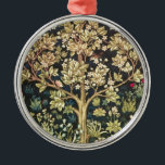 William Morris Tree of Life Vintag Pre-Raphaelite Ornament Aus Metall<br><div class="desc">William Morris Tree Of Life Floral Vintag Art William Morris war ein englischer Textil-Designer, Künstler, Schriftsteller und Sozialist, der mit der Pre-Raphaelite Brotherhood und British Arts and Crafts Movement assoziiert war. Er gründete eine Designfirma in Partnerschaft mit dem Künstler Edward Burne-Jones und der Dichterin und Künstlerin Dante Gabriel Rossetti, die...</div>