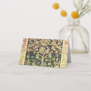 William Morris Tree of Life Vintag Pre-Raphaelite Platzkarte