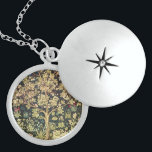 William Morris Tree of Life Vintage Art Medaillon<br><div class="desc">William Morris Tree Of Life Floral Vintag Art William Morris war ein englischer Textil-Designer, Künstler, Schriftsteller und Sozialist, der mit der Pre-Raphaelite Brotherhood und British Arts and Crafts Movement assoziiert war. Er gründete eine Designfirma in Partnerschaft mit dem Künstler Edward Burne-Jones und der Dichterin und Künstlerin Dante Gabriel Rossetti, die...</div>
