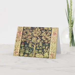William Morris Tree Of Life Vintage Pre-Raphaelite Karte