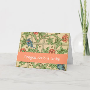 William Morris Trellis Classic Wallpaper Design Karte