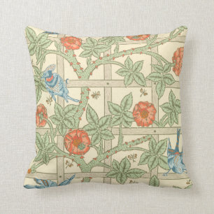 William Morris Trellis Pattern Kissen
